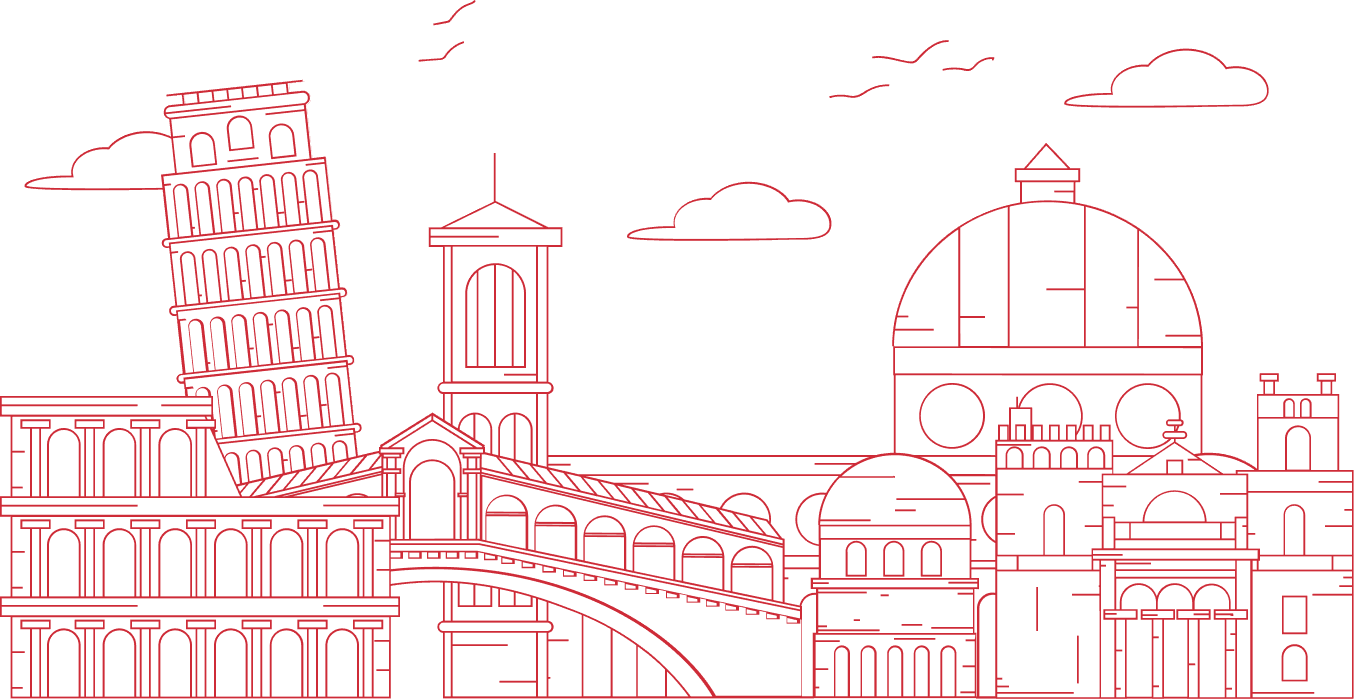 Scenic view of a historic Italian city or university