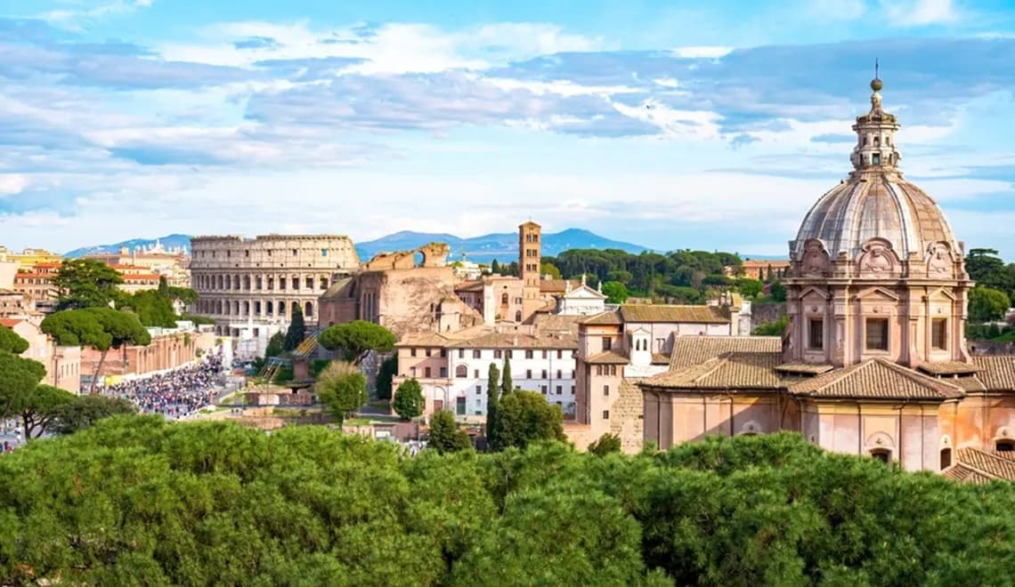 A panoramic view of Florence, Italy, showcasing its rich history